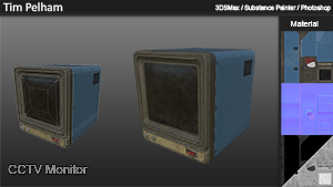 CCTV Monitor 3D Model